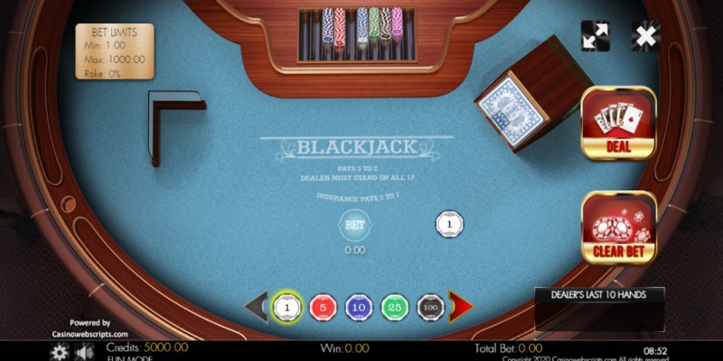 Trò chơi blackjack sở hữu luật chơi dễ hiểu và dễ thắng 