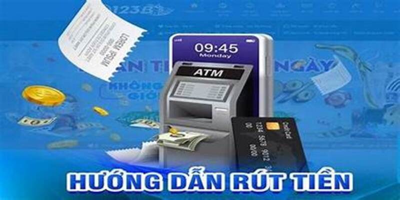 Các bước hướng dẫn hội viên thực hiện rút tiền 123b