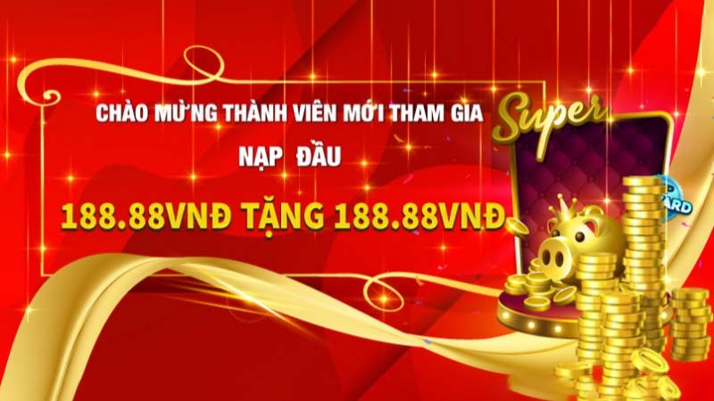 Khuyến mãi 33win nạp lần đầu tặng thưởng 188.88K